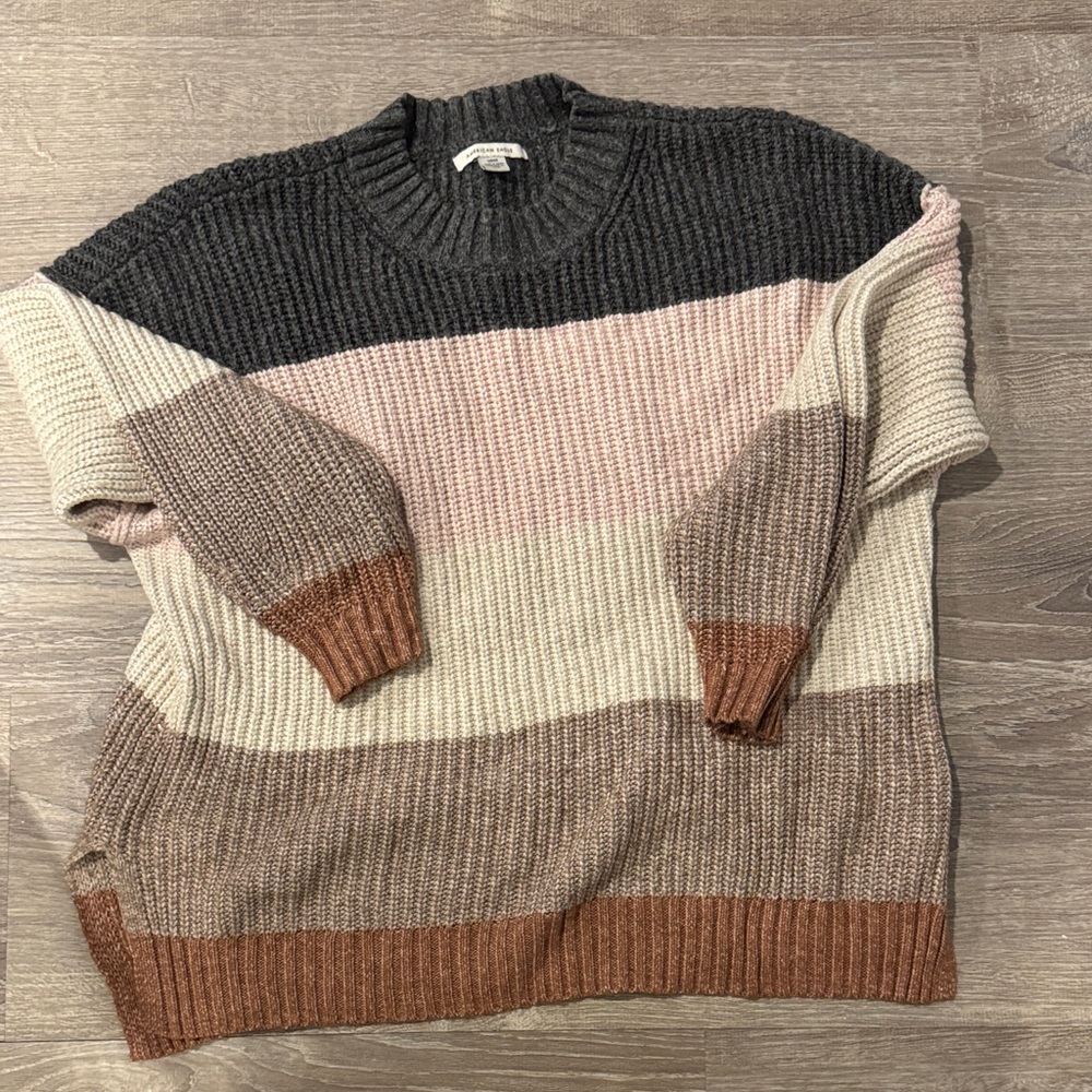 American Eagle Outfitters Multicolor Striped Sweater